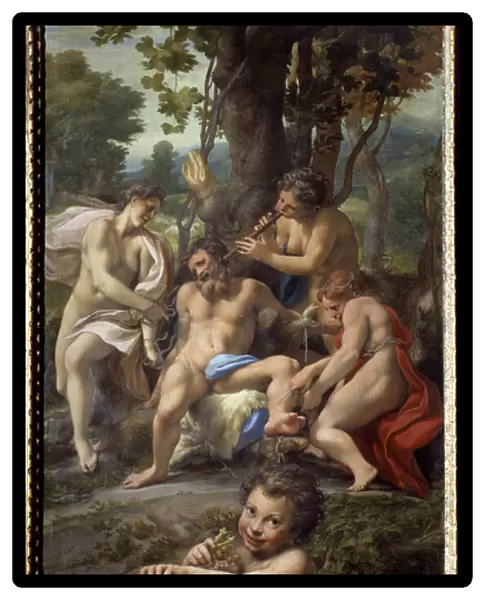 Allegory of Vices A satyre surrounded by female musicians