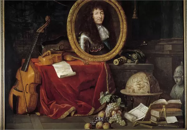 Portrait of Louis XIV King of France (1638-1715), Protector of Arts