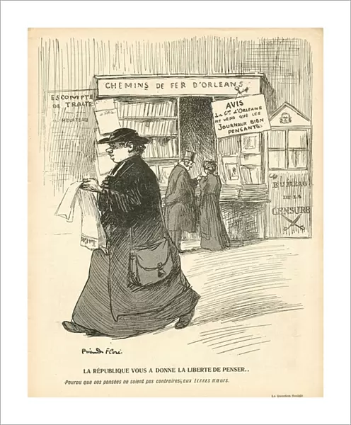L Plate au beurre, number 319, Satirique en couleurs, 1907_5_11: Censorship