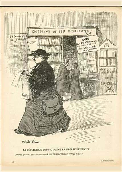 L Plate au beurre, number 319, Satirique en couleurs, 1907_5_11: Censorship