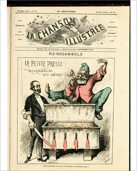 La Chanson illustree (magazine), number 59, 1870 - Illustration by Hadol (1835-1875)