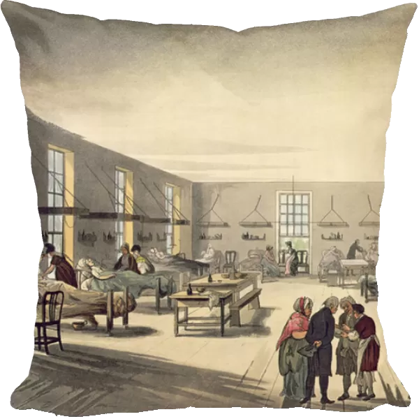 Middlesex Hospital from Ackermanns Microcosm of London