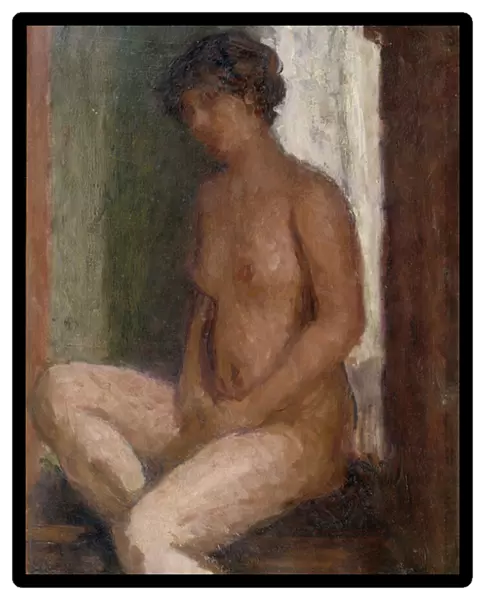 Seated Nude Against the Light