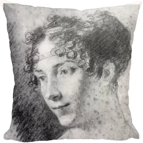 Empress Josephine (1763-1814) (charcoal on paper)