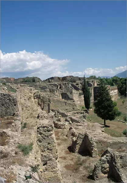 View of the ruined city (photo)