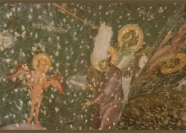Angels from the Last Judgement, 14th century (fresco) (detail)