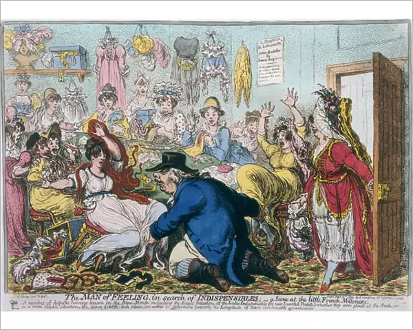 The Man of Feeling in Search of Indispensibles, or A Scene at the French Milliners