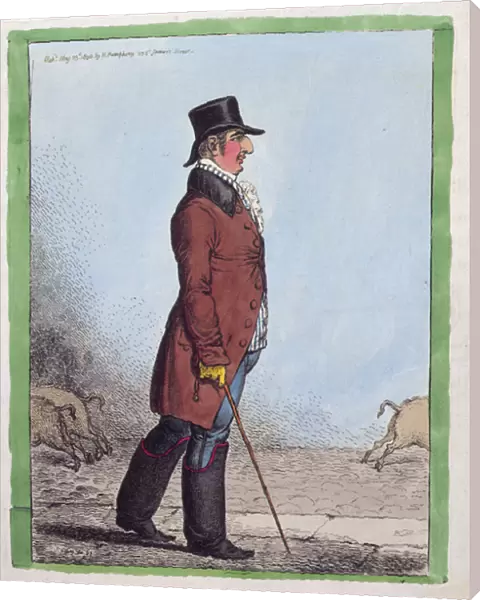 Portrait of Charles Howard, Duke of Norfolk (1746-1815) published by Hannah Humphrey in