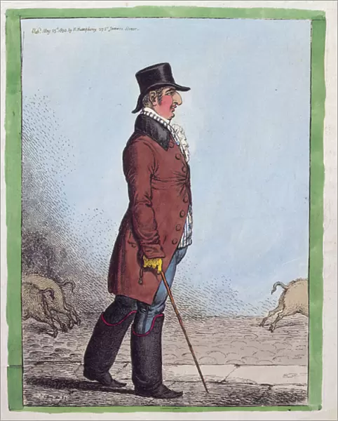 Portrait of Charles Howard, Duke of Norfolk (1746-1815) published by Hannah Humphrey in