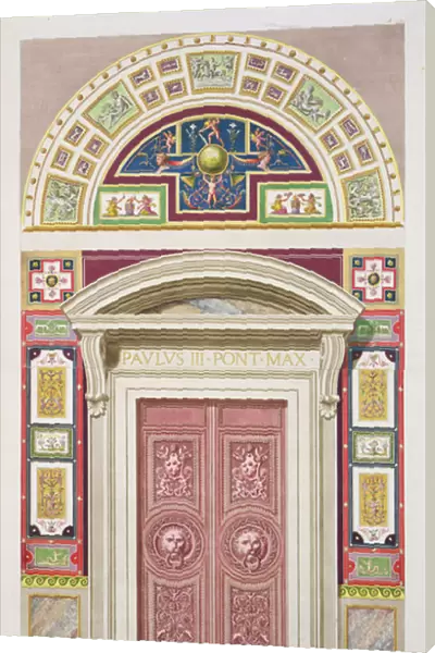 Doorway to the Raphael Loggia at the Vatican, from