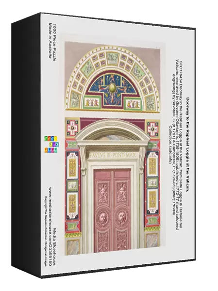 Doorway to the Raphael Loggia at the Vatican, from