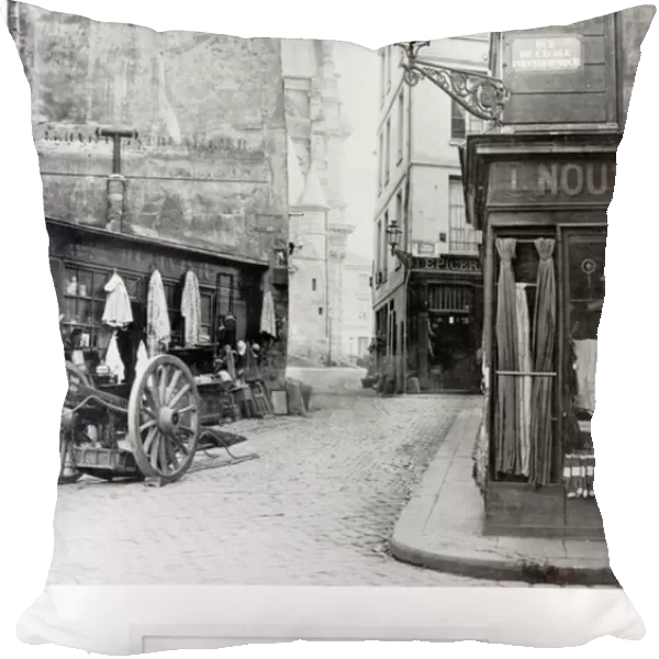 Rue de la Montagne Sainte-Genevieve, Paris, 1858-78 (b  /  w photo)