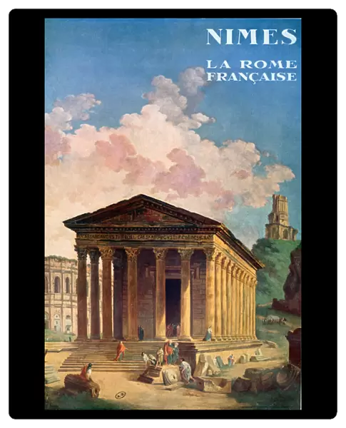 Poster advertising Nimes, the French Rome, c. 1930 (colour litho)