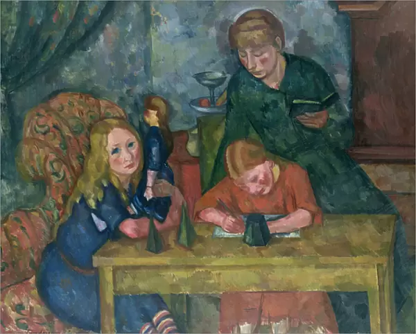 The Childrens Parlour (oil on canvas)