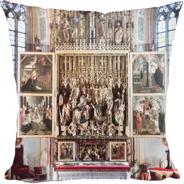 The St. Wolfgang Altarpiece (second opening) 1471-81 (photo)