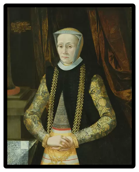 Gertrud Moller, wife of the Syndic Vincenzius Moller (oil on canvas)
