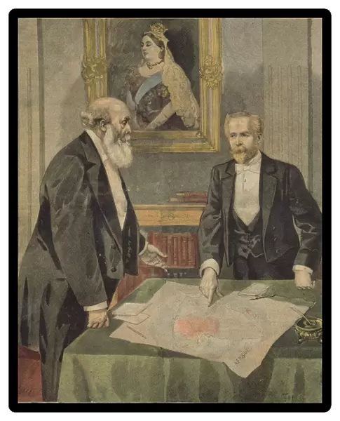 Anglo-French Convention signed in London by Paul Cambon (1843-1924) the French Ambassador