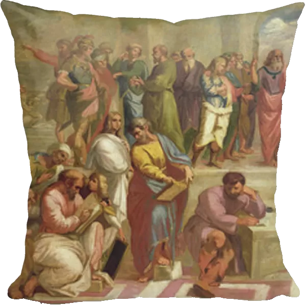 The School of Athens, after Raphael (oil on canvas) (see 472 for original)