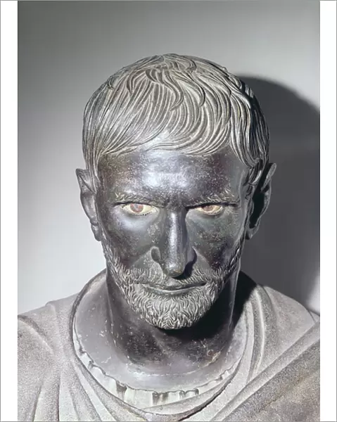 Capitoline Brutus, 4th-3rd century BC (bronze) (detail)