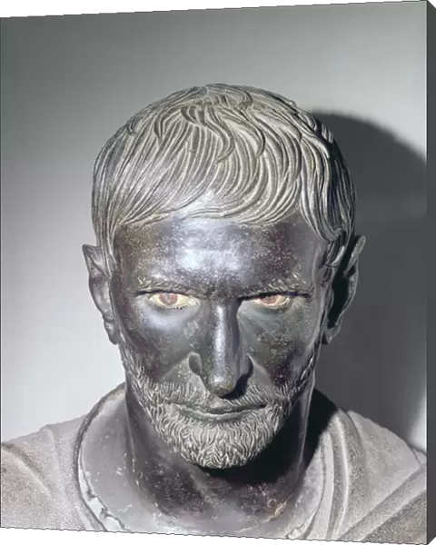 Capitoline Brutus, 4th-3rd century BC (bronze) (detail)
