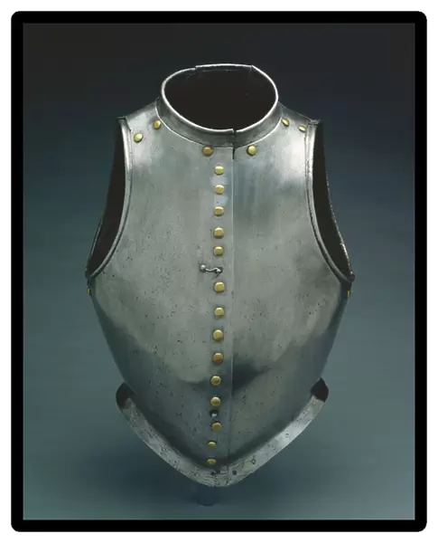 Waistcoat cuirass, c. 1580 (steel with brass rivets)