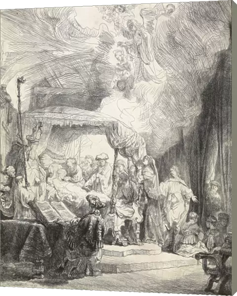The Death of the Virgin, 1639 (etching and drypoint)