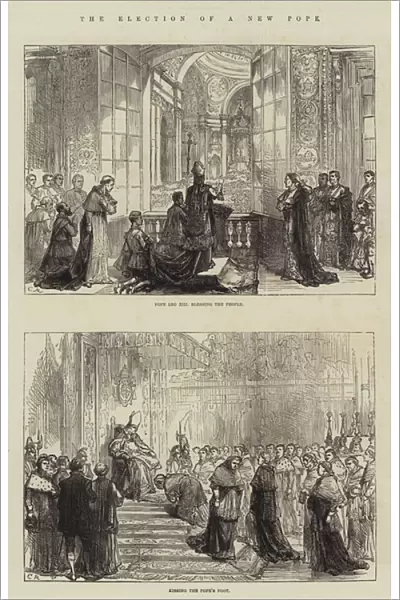The Election of a New Pope (engraving)