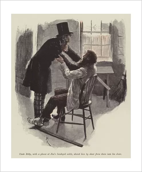 Uncle Jim and Uncle Billy, by Bret Harte (colour litho)