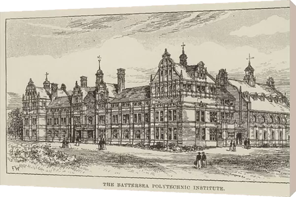 The Battersea Polytechnic Institute (engraving)