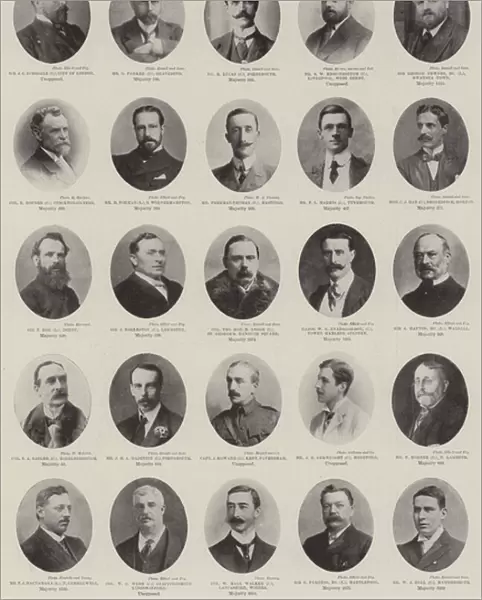 Members of the House of Commons who did not sit in the Last Parliament (b  /  w photo)