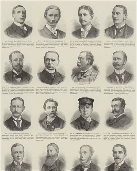 New Members of the New House of Commons (engraving)