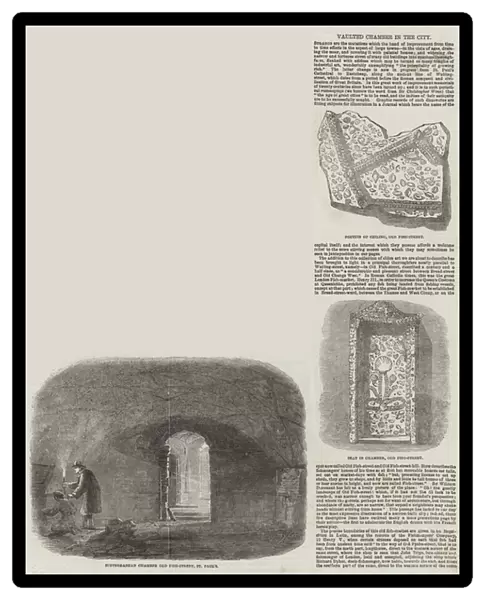 Vaulted Chamber in the City (engraving)