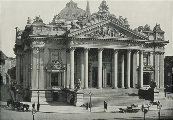 The Bourse, Brussels (b  /  w photo)