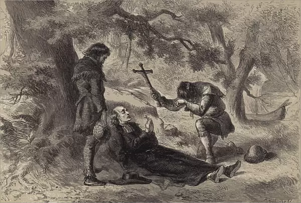 Death of Father Marquette (engraving)