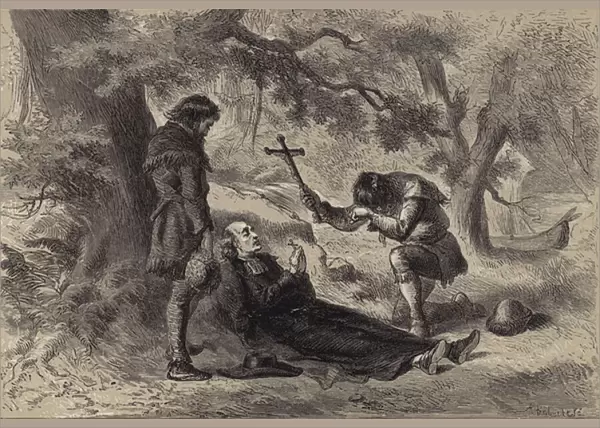 Death of Father Marquette (engraving)