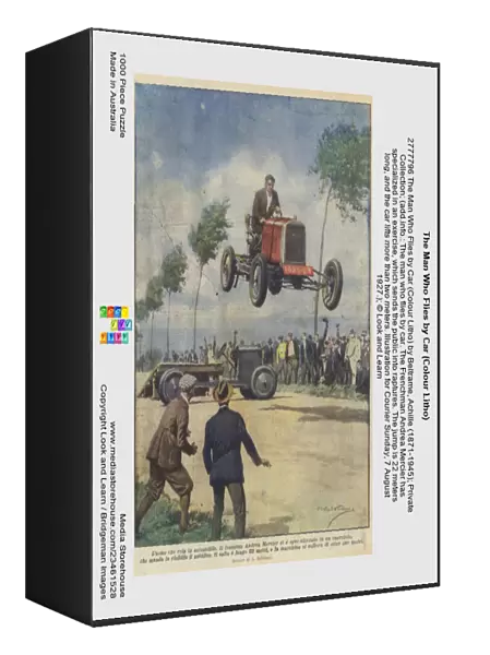 The Man Who Flies by Car (Colour Litho)