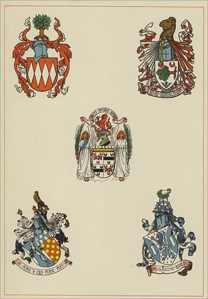 The Armorial Bearings (colour litho)