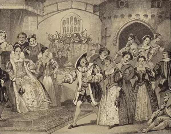 Pageant before Henry the Eighth (litho)