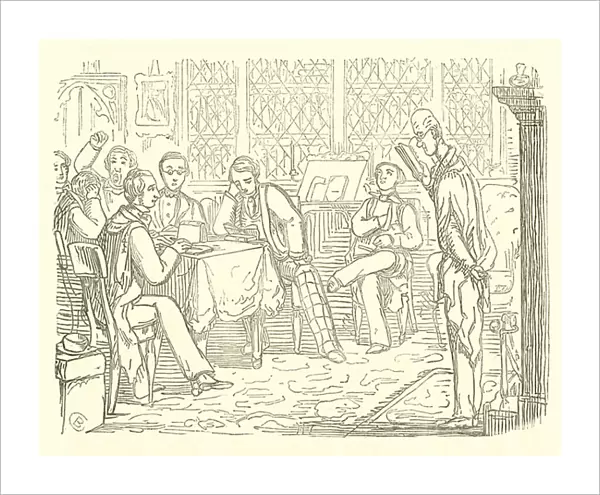 Attending Lectures (engraving)