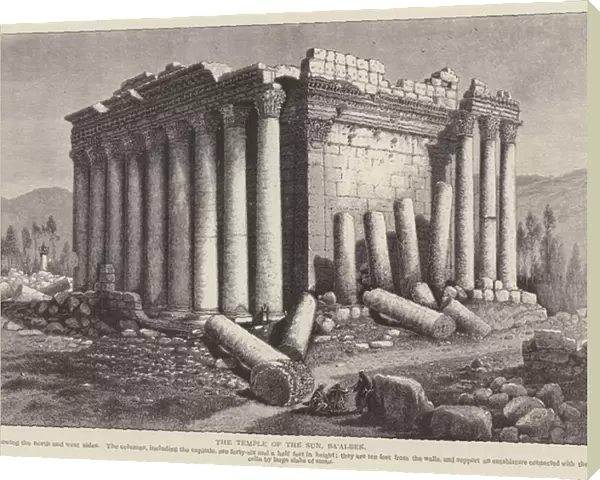 The Temple of the Sun, Baalbek (engraving)