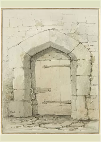 Old Arch and Doorway in Tower Lane opposite Vestry of St John