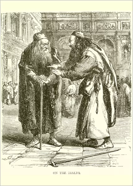 The Merchant of Venice: On the Rialto (engraving)
