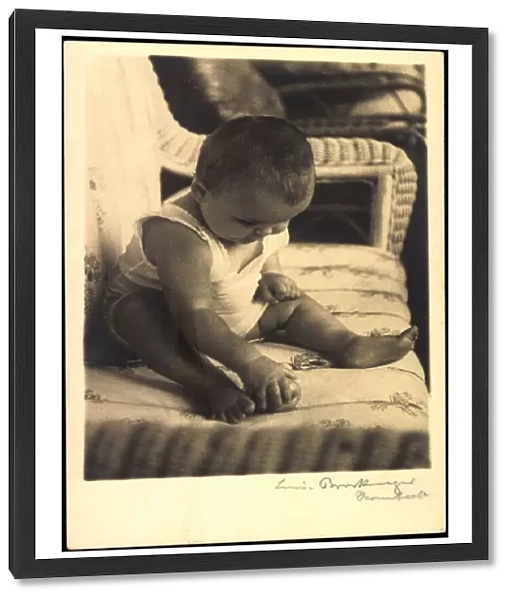 Ak Prince Ludwig Andreas von Hessen Darmstadt as a toddler (b  /  w photo)