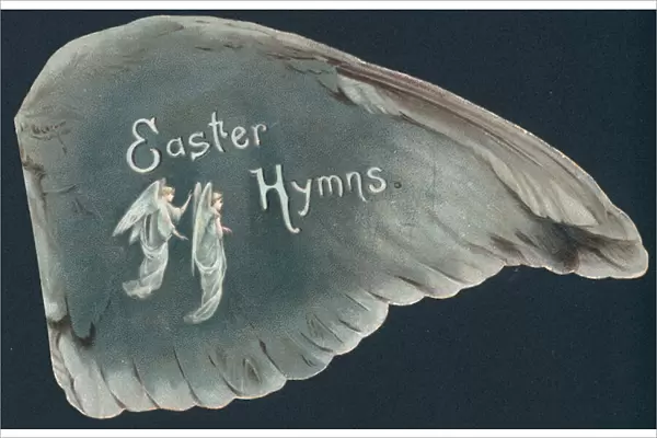 Victorian Easter card - Easter Hymns (chromolitho)