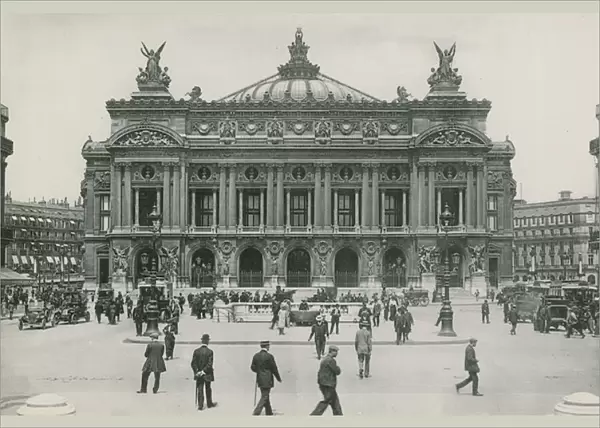 L Opera, Academie Nationale de Musique, The Opera, National Academy of Music (photogravure)