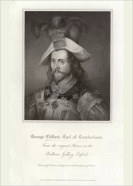 George Clifford Earl of Cumberland (engraving)