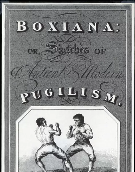 Front page of Boxiana magazine, 1812 (litho)