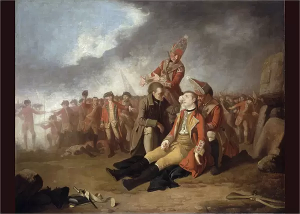 The Death of General Wolfe, 1763 (oil on canvas)