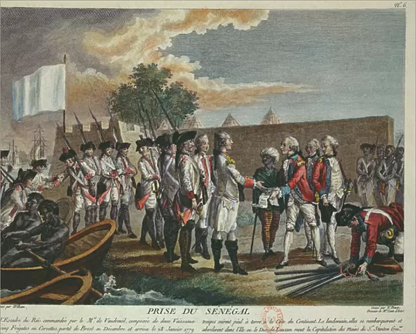 The Taking of Senegal by the French in 1779 during the American War of Independence