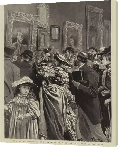 The Royal Wedding, the Presents on View at the Imperial Institute (engraving)